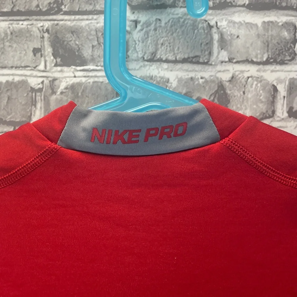 Nike Kids Bold Red Long Sleeve Tee‎